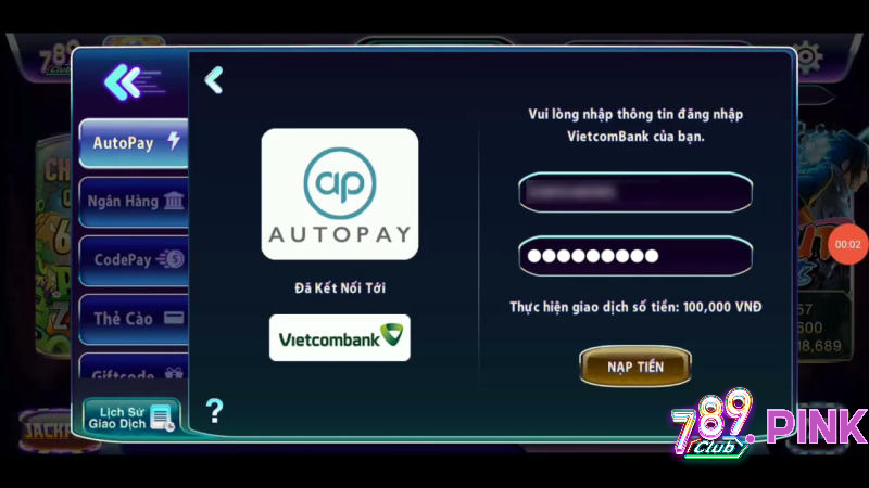nạp tiền 789club