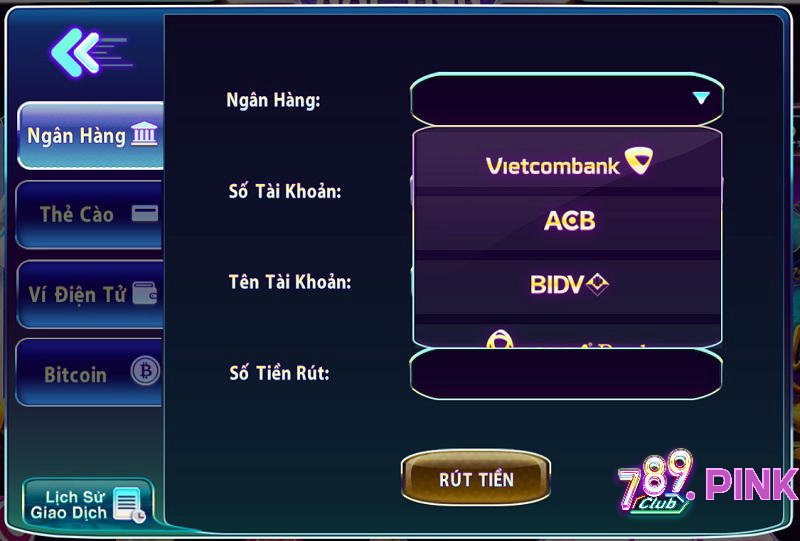Rút tiền 789club