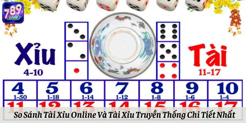 So Sánh Tài Xỉu Online Và Tài Xỉu Truyền Thống Chi Tiết Nhất