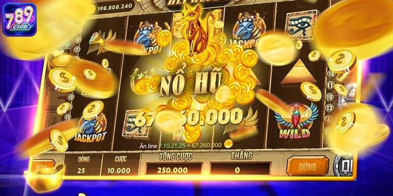 Các nút trong khi quay hũ đổi thưởng